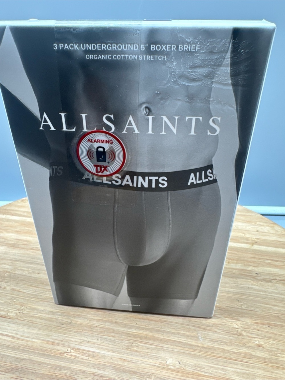 All Saints Assorted 3-Pack Underground 5” Boxer Black/Vibration/Gray Size XL NIB - Picture 5 of 5